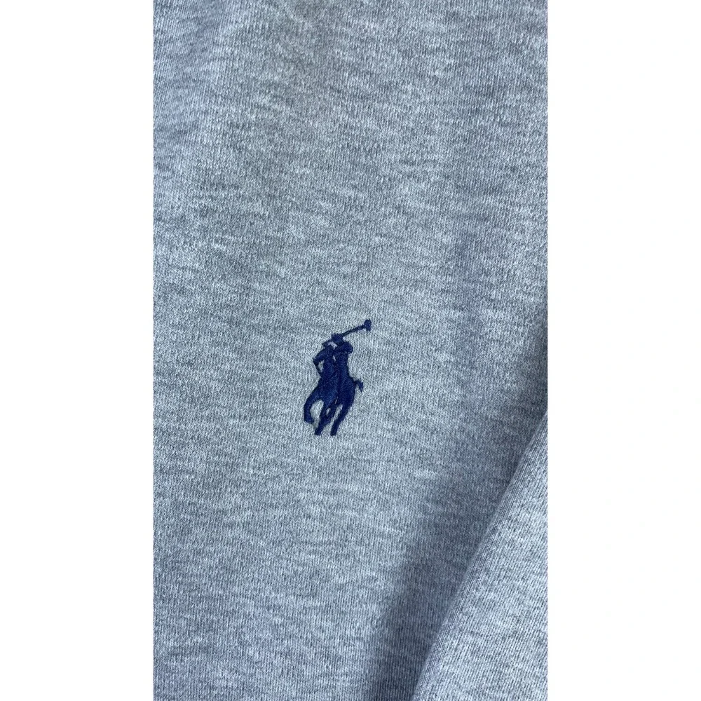 Polo Ralph Lauren Polo Shirt Mens Large Gray Excellent Short Sleeve Cotton Pony